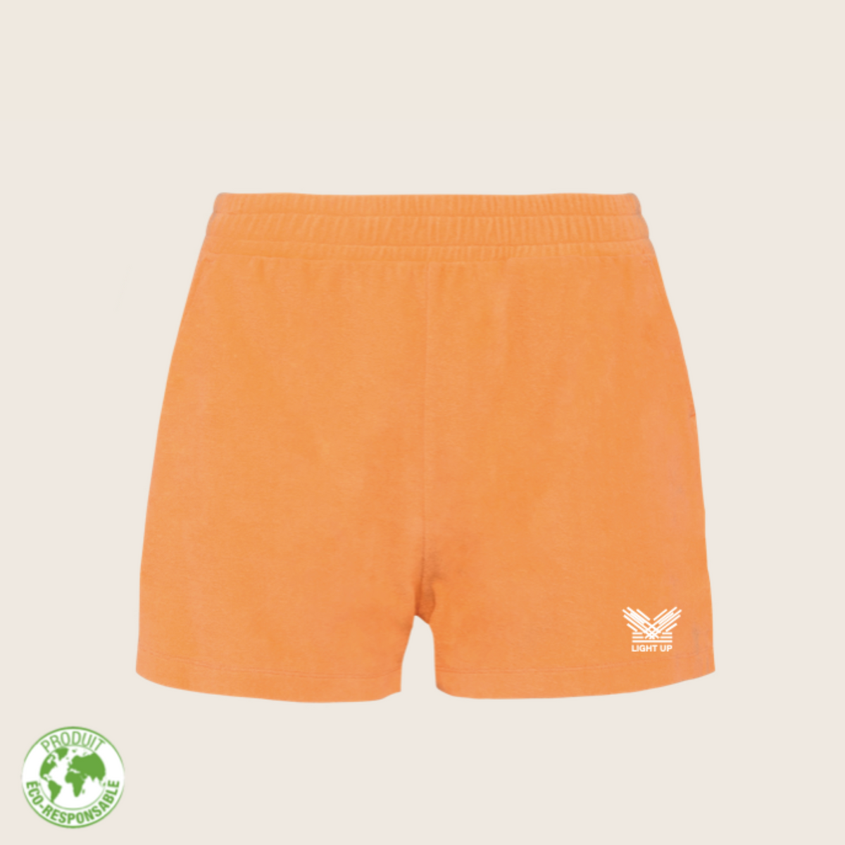 lightup_capri_short_orange_femme