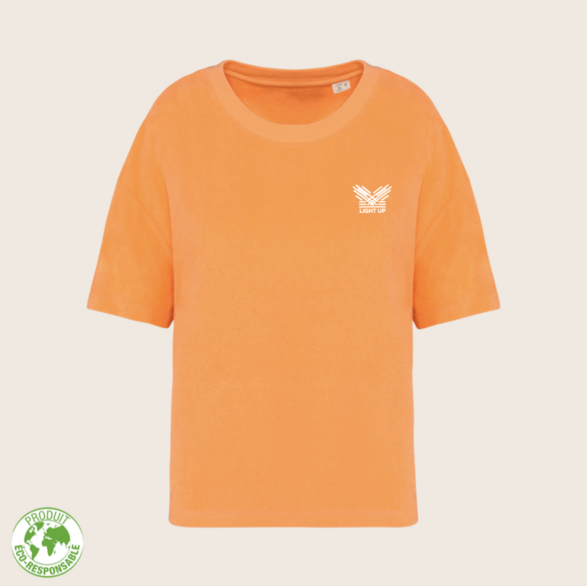lightup_capri_teeshirt_orange _femme