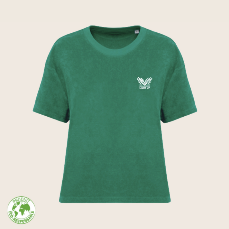lightup_capri_teeshirt_vert _femme