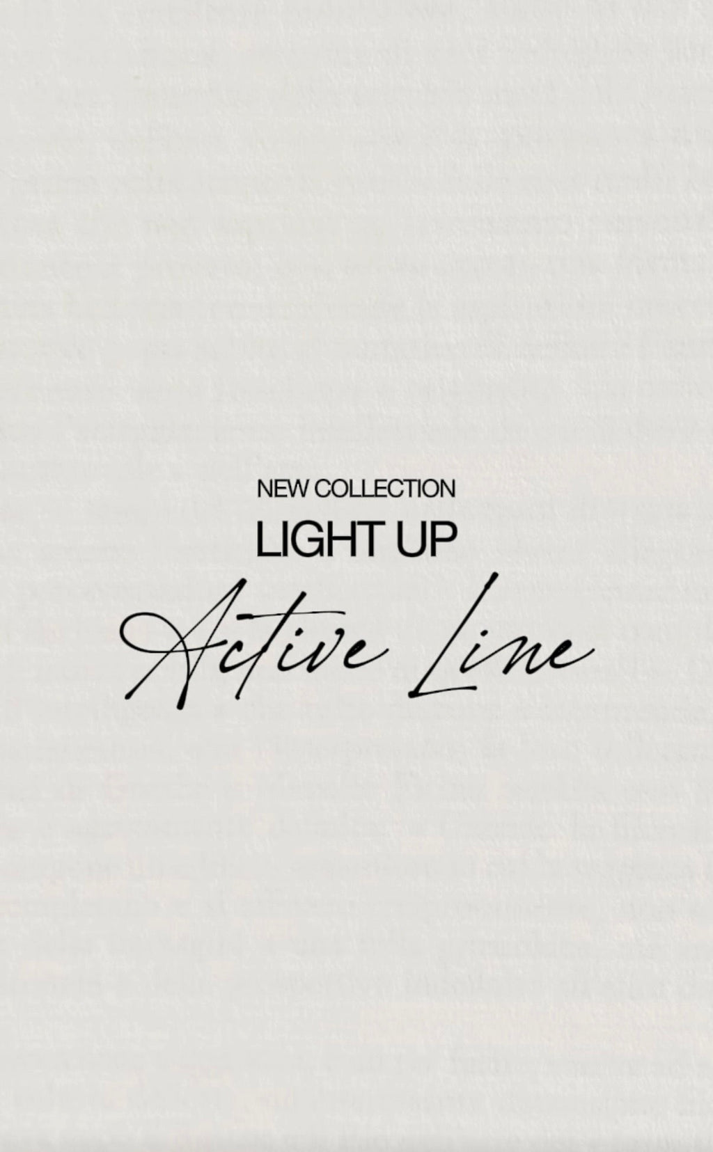 ACTIVE LINE – Light Up