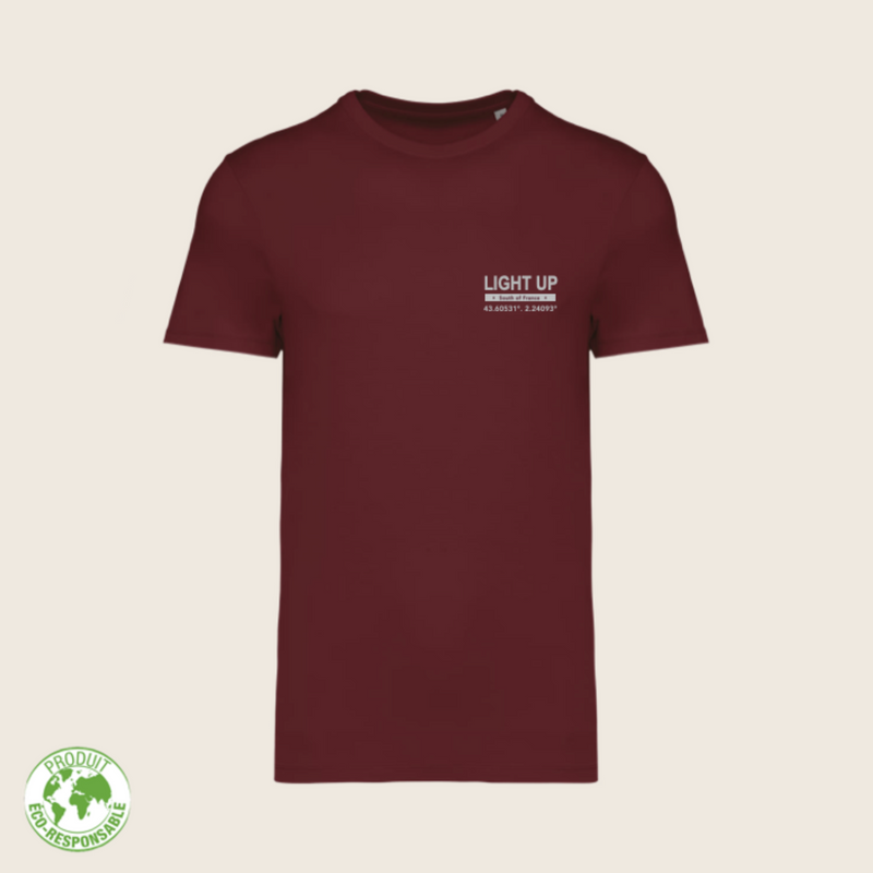 lightup_tshirt_homme_napoli_bordeaux