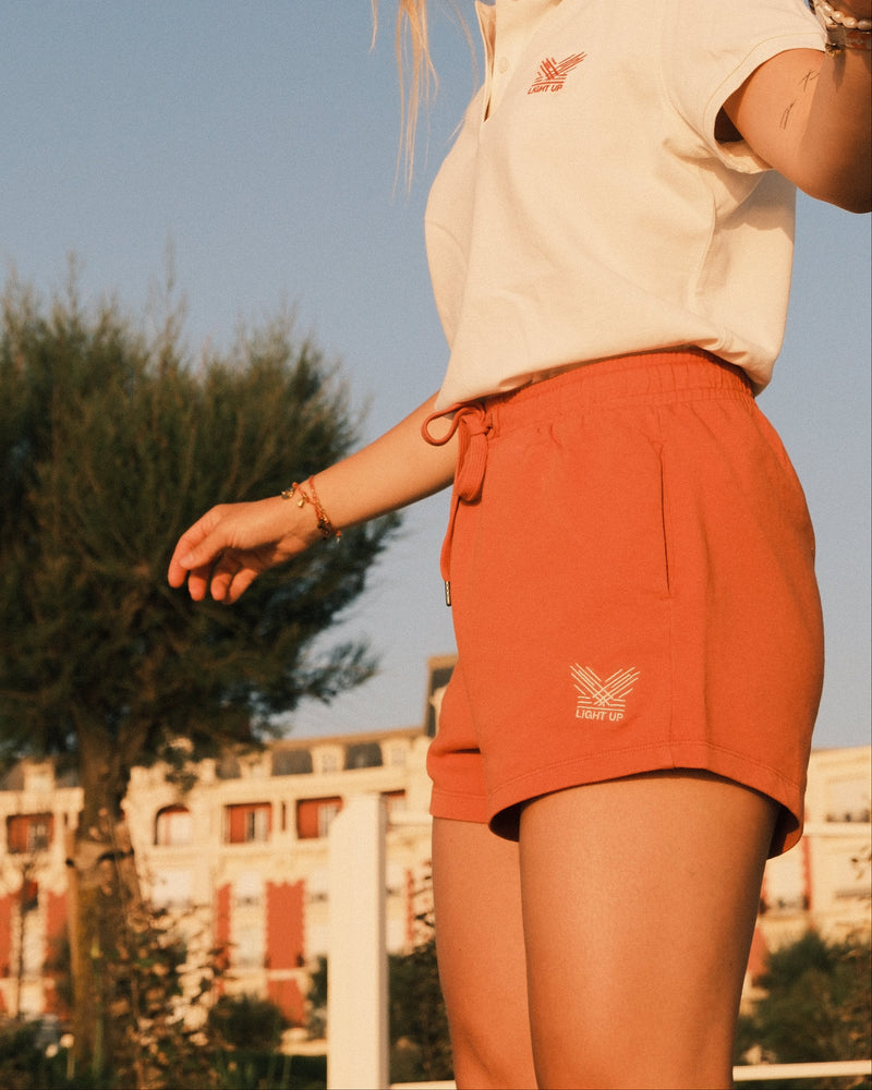 short_linares_orange_femme